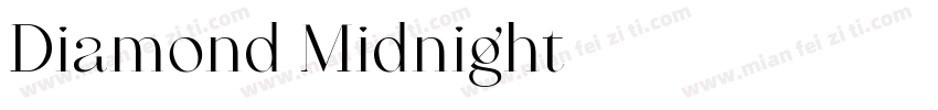 Diamond Midnight字体转换